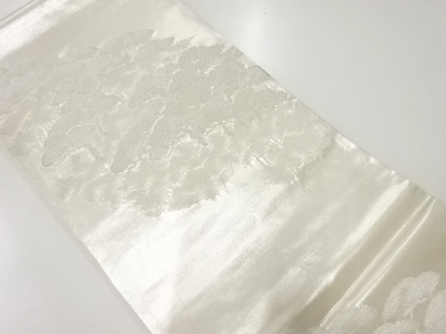 アンティーク　松模様織り出し袋帯(材料)